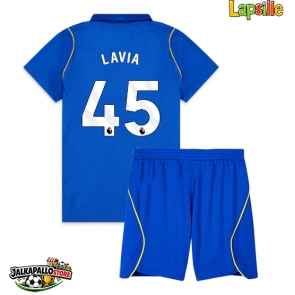 Chelsea Romeo Lavia #45 Kotipaita Lapsille 2026-27 Lyhythihainen (+ shortsit)